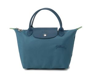 Buy Longchamp Le Pliage Green Recycled Canvas Handbag Dumpling Bag Tote Small Size Women's Peacock Blue at Sasom – Authentic and Ready to Ship