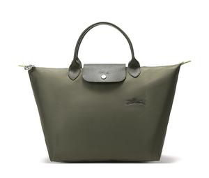 Buy Longchamp Le Pliage Green Canvas Bag Dumpling Bag Totes Handbags Medium Size Women's Forest Color at Sasom – Authentic and Ready to Ship