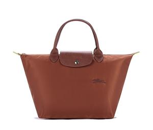 Buy Longchamp Le Pliage Green Cow Leather Trim Dumpling Bag Handbags Medium Size Women's Brown at Sasom – Authentic and Ready to Ship