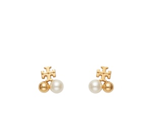 Buy Tory Burch Britten Pearl Cluster Earring Gold at Sasom – Authentic and Ready to Ship