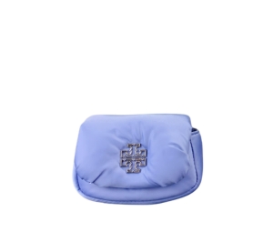Buy Tory Burch Puffy Card Case In Blue Nylon With Silver Hardware at Sasom – Authentic and Ready to Ship