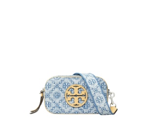 Buy Tory Burch Mini Miller Denim Crossbody Bag Blue at Sasom – Authentic and Ready to Ship