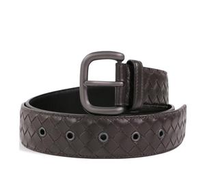 Buy Bottega Veneta Metal Pin Buckle Leather Belts Unisex Burgundy 4cm at Sasom – Authentic and Ready to Ship