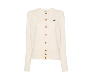 Buy Vivienne Westwood Orb Embroidered Knit Cardigan at Sasom – Authentic and Ready to Ship