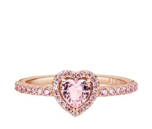 Buy Pandora Copper Silver Alloy Synthetic Cubic Zirconia Rings Women's Pink at Sasom – Authentic and Ready to Ship