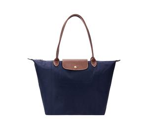Buy Longchamp Le Pliage Fabric Shopping Bag Dumpling One Shoulder Handbag Large Size Women's Navy at Sasom – Authentic and Ready to Ship