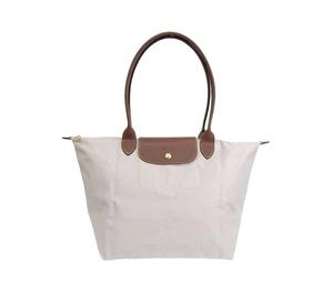 Buy Longchamp Le Pliage Polyamide Canvas With Leather Trim One Shoulder Handbags Large Size Women's Paper Color at Sasom – Authentic and Ready to Ship