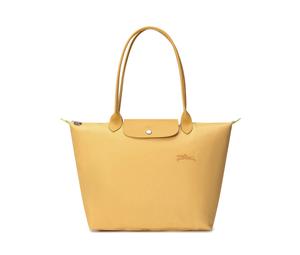 Buy Longchamp Le Pliage Green Yellow Canvas Eco-Friendly Canvas Bag One Shoulder Handbag Large Size Women's Yellow at Sasom – Authentic and Ready to Ship