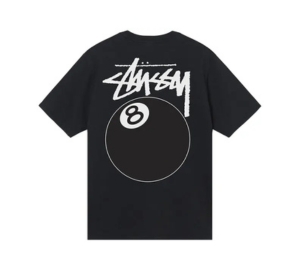 Buy Stussy 8 Ball Pigment Dyed Tee Black at Sasom – Authentic and Ready to Ship