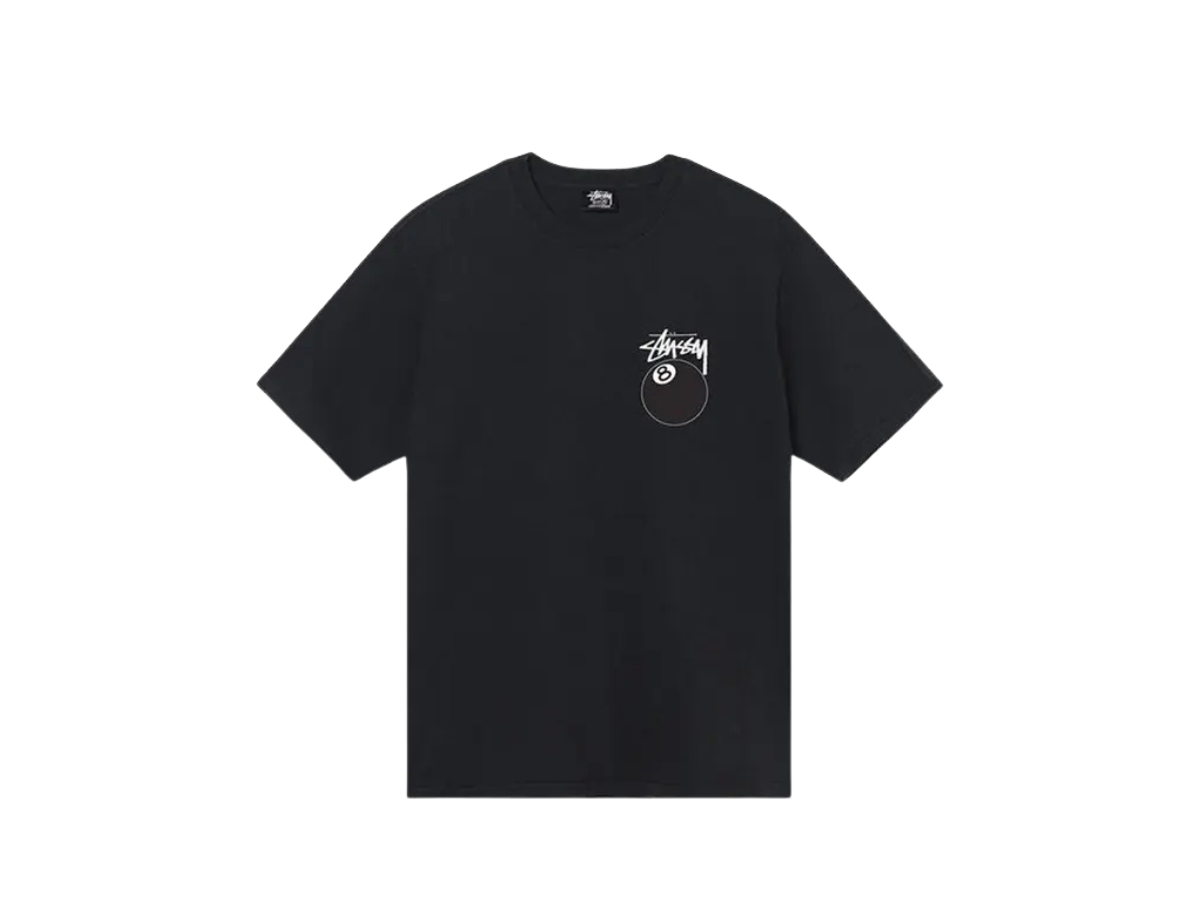 Stussy 8 Ball Pigment Dyed Tee Black Shop Authentic at SASOM