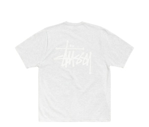 Buy Stussy Basic Stussy Tee Ash Heather at Sasom – Authentic and Ready to Ship
