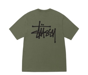 Buy Stussy Basic Stussy Tee Olive at Sasom – Authentic and Ready to Ship