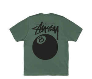 Buy Stussy 8 Ball Tee Pigment Dyed Pine at Sasom – Authentic and Ready to Ship
