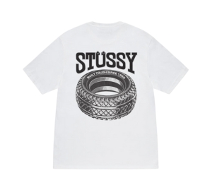 Buy Stussy Tough Tread Tee White at Sasom – Authentic and Ready to Ship