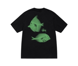 Buy Stussy X-Ray Fishin Tee Black at Sasom – Authentic and Ready to Ship