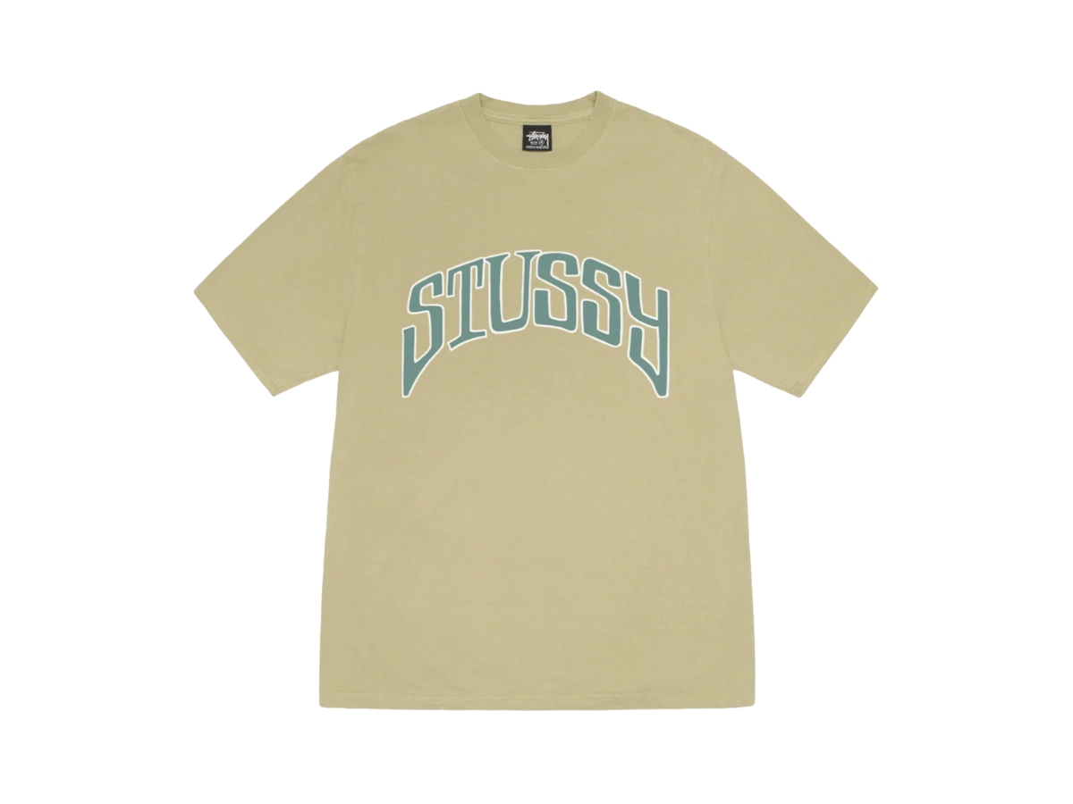 ★ STUSSY ★ ARCHED TEE PIGMENT DYED T-shirt 半袖Tシャツ Stussy Arched Pigment Dyed T-Shirt Black – LESS 17