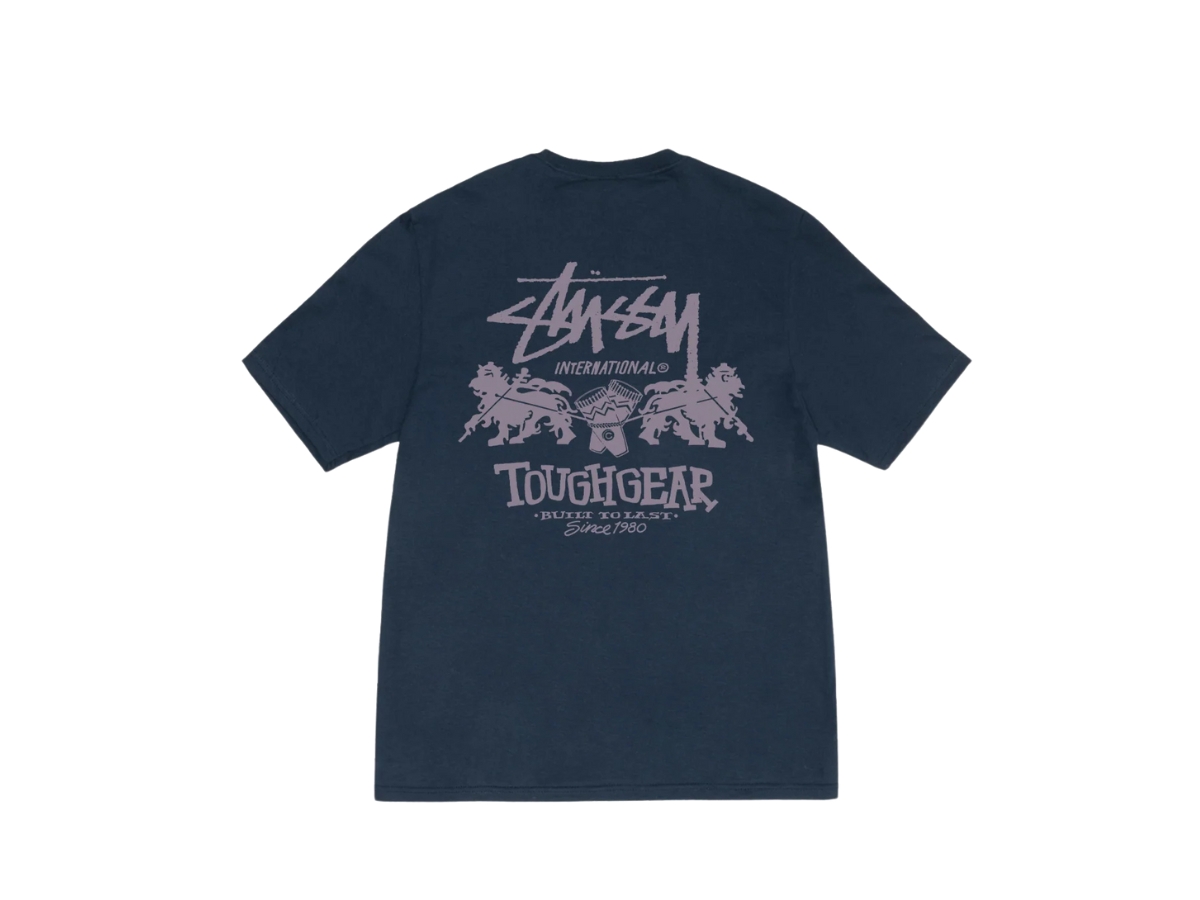 ★韓国の人気★【STUSSY】★Stussy Big Stock T-Shir.t★Navy★ Buy Stussy Tough Gear international Tee Navy | SASOM