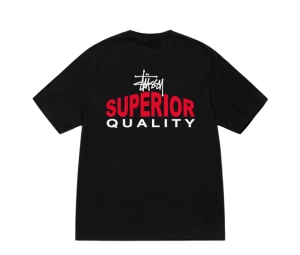Buy Stussy Superior Quality Tee Black at Sasom – Authentic and Ready to Ship