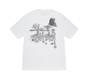 Buy Stussy In Bloom Tee White at Sasom – Authentic and Ready to Ship