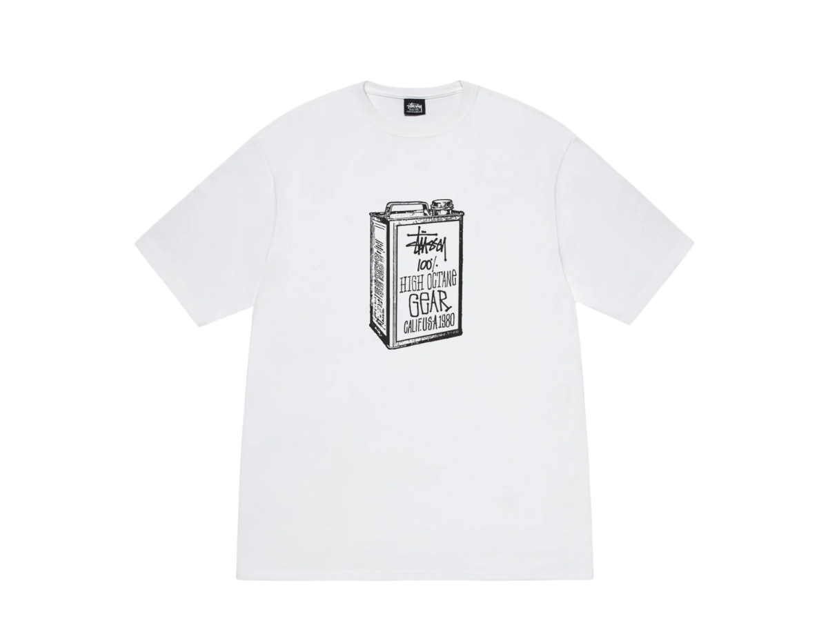 Stussy High Octane Tee White Shop Authentic at SASOM