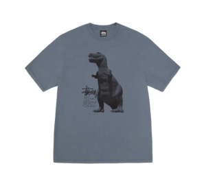 Buy Stussy Big & Meaty Tee Pigment Dyed Navy at Sasom – Authentic and Ready to Ship