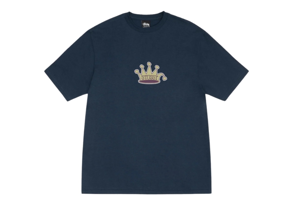 【stussy】KING CROWN TEE 4色展開 Black Cayenne Blue White stussy】KING CROWN TEE 4色展開 Black Cayenne Blue White