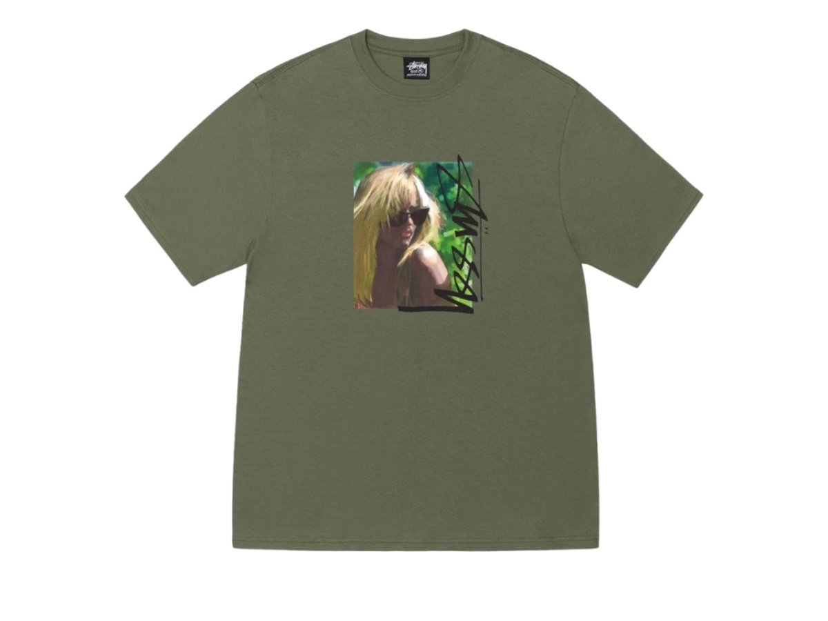 Stussy Laura Tee Olive Shop Authentic at SASOM