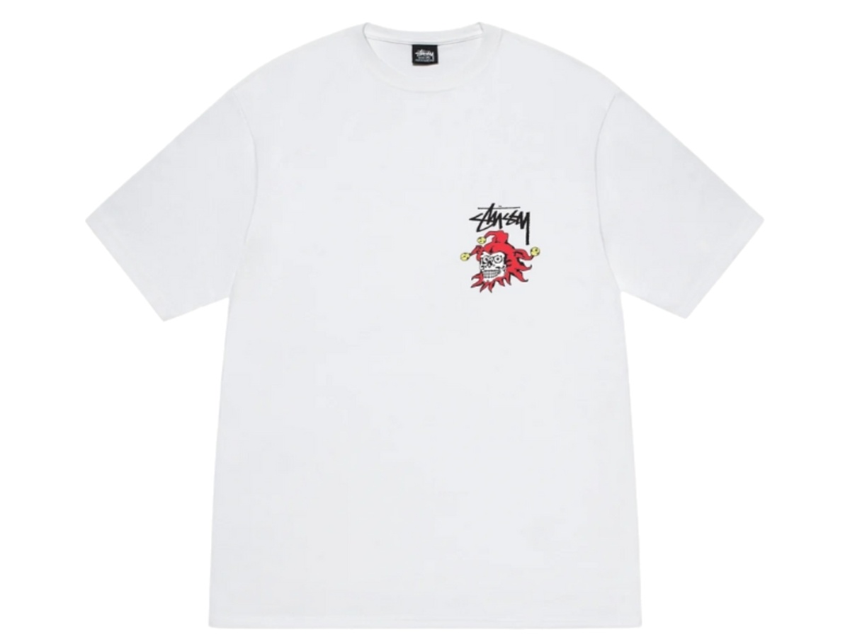 Stussy Joker Tee White Shop Authentic at SASOM