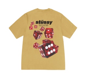 Buy Stussy Rollers Tee Curry at Sasom – Authentic and Ready to Ship