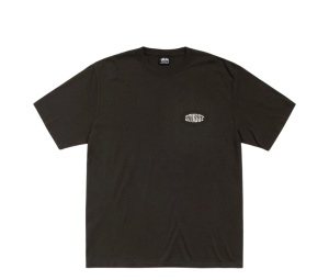 Buy Stussy Tile Oval Tee Pigment Dyed Faded Black at Sasom – Authentic and Ready to Ship