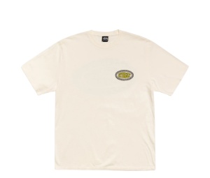Buy Stussy Tile Oval Tee Pigment Dyed Natural at Sasom – Authentic and Ready to Ship