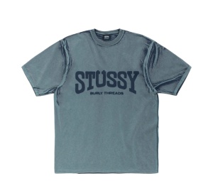 Buy Stussy Burly Stone Washed Tee Navy at Sasom – Authentic and Ready to Ship