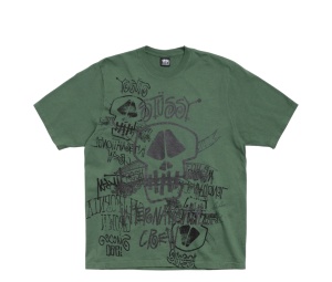 Buy Stussy Skulls Tee Pigment Dyed Pine at Sasom – Authentic and Ready to Ship