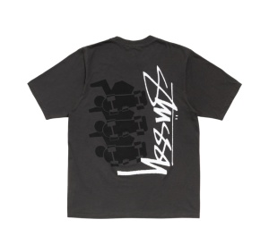 Buy Stussy Skate Stack Tee Pigment Dyed Faded Black at Sasom – Authentic and Ready to Ship