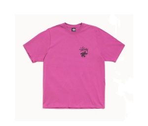 Buy Stussy Long Haul Tee Pigment Dyed Berry at Sasom – Authentic and Ready to Ship