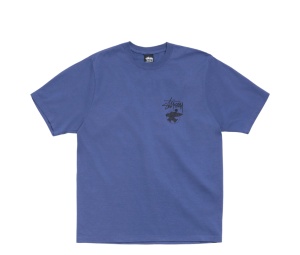 Buy Stussy Long Haul Tee Pigment Dyed Indigo at Sasom – Authentic and Ready to Ship