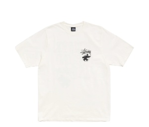 Buy Stussy Long Haul Tee Pigment Dyed Natural at Sasom – Authentic and Ready to Ship