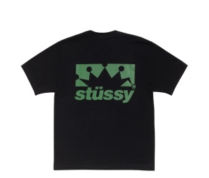 Buy Stussy Box Crown Tee Black at Sasom – Authentic and Ready to Ship