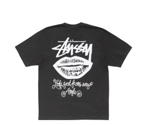 Buy Stussy Any Angle Tee Pigment Dyed Faded Black at Sasom – Authentic and Ready to Ship