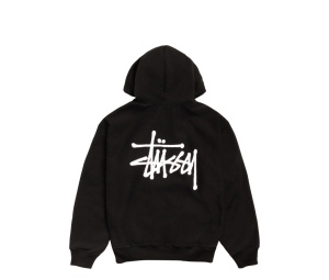 Buy Stussy Basic Hoodie Black at Sasom – Authentic and Ready to Ship