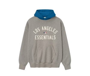 Buy Fear of God Dodgers Sport Hoodie Concrete Heather Blue Sapphire at Sasom – Authentic and Ready to Ship