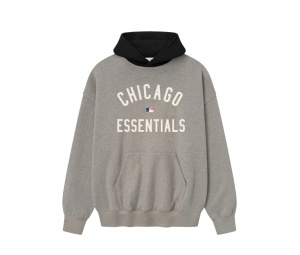 Buy Fear of God White Sox Sport Hoodie Concrete Heather Black at Sasom – Authentic and Ready to Ship