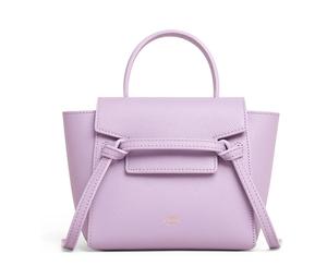 Buy Celine Belt Cow Leather Shoulder Bag, Crossbody Bag, Handbag Women's Purple at Sasom – Authentic and Ready to Ship