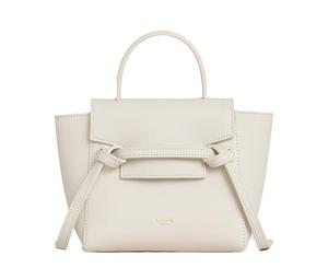 Buy Celine Belt Cow Leather Catfish Bag Handbag Portable Crossbody Bag Shoulder Bag Women's Candy Color Ecru at Sasom – Authentic and Ready to Ship