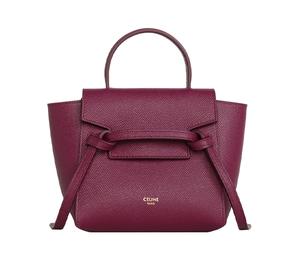 Buy Celine Grained Calfskin Catfish Bag Portable Crossbody Bag Shoulder Bag Regular Women's Berry Purple at Sasom – Authentic and Ready to Ship