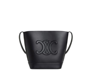 Buy CELINE Cuir Triomphe Smooth Cow Leather Bucket Bags Shoulder Bag Crossbody Bag Small Size Women's Black at Sasom – Authentic and Ready to Ship