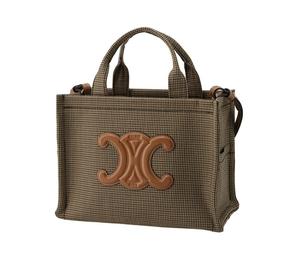 Buy Celine Textile With Calfskin Tote Bag Shopping Bag Handbag Small Size Women's Brown at Sasom – Authentic and Ready to Ship