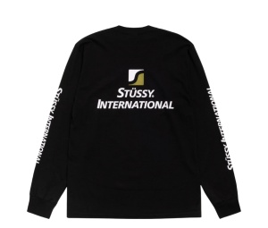 Buy Stussy Stüssy International Ls Tee Black at Sasom – Authentic and Ready to Ship