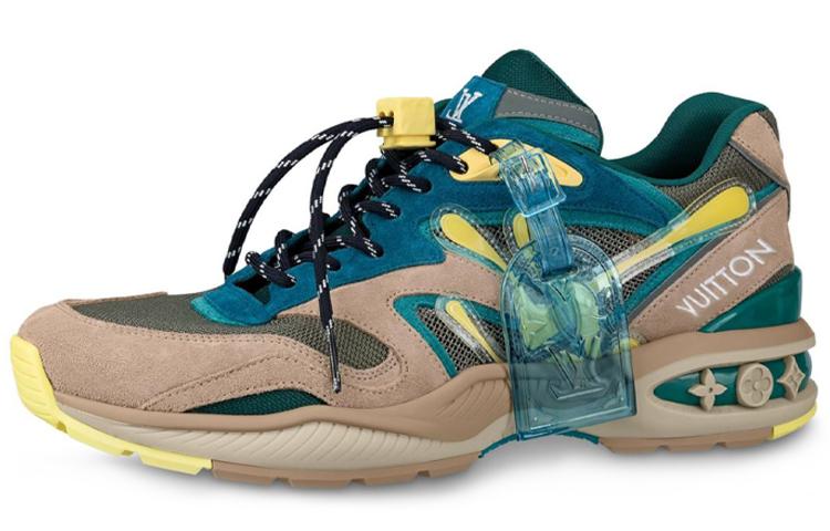 Louis Vuitton LV Trail Low Top Casual Shoes Men's Blue Purple