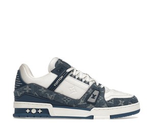 Buy Louis Vuitton LV Trainer Monogram Denim White Blue at Sasom – Authentic and Ready to Ship